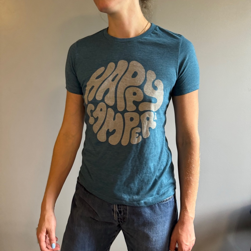 Camp Brand Goods Happy Camper Unisex T-Shirt